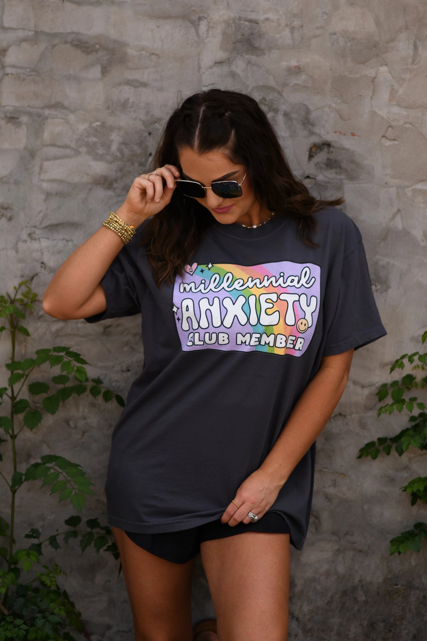 Millennial Anxiety Club Member Graphic Tee