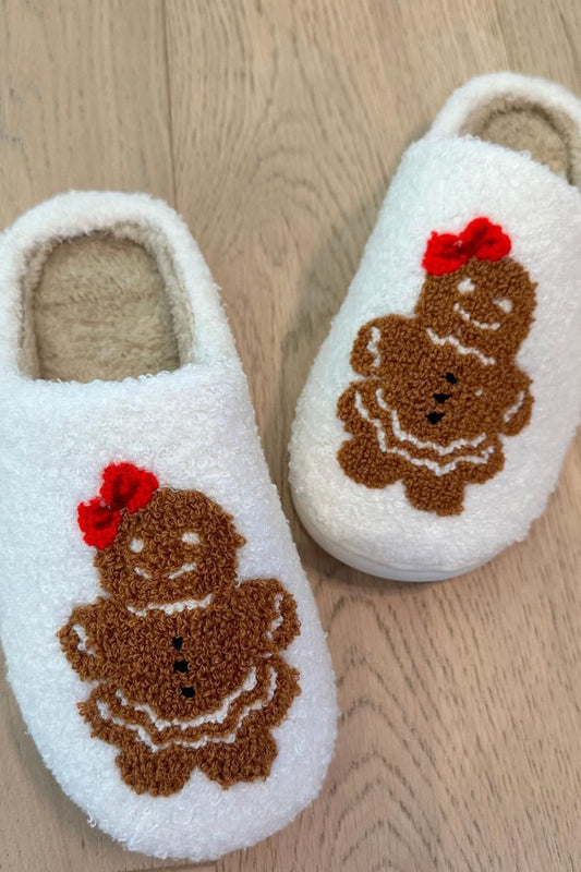 Gingerbread Girl Slippers