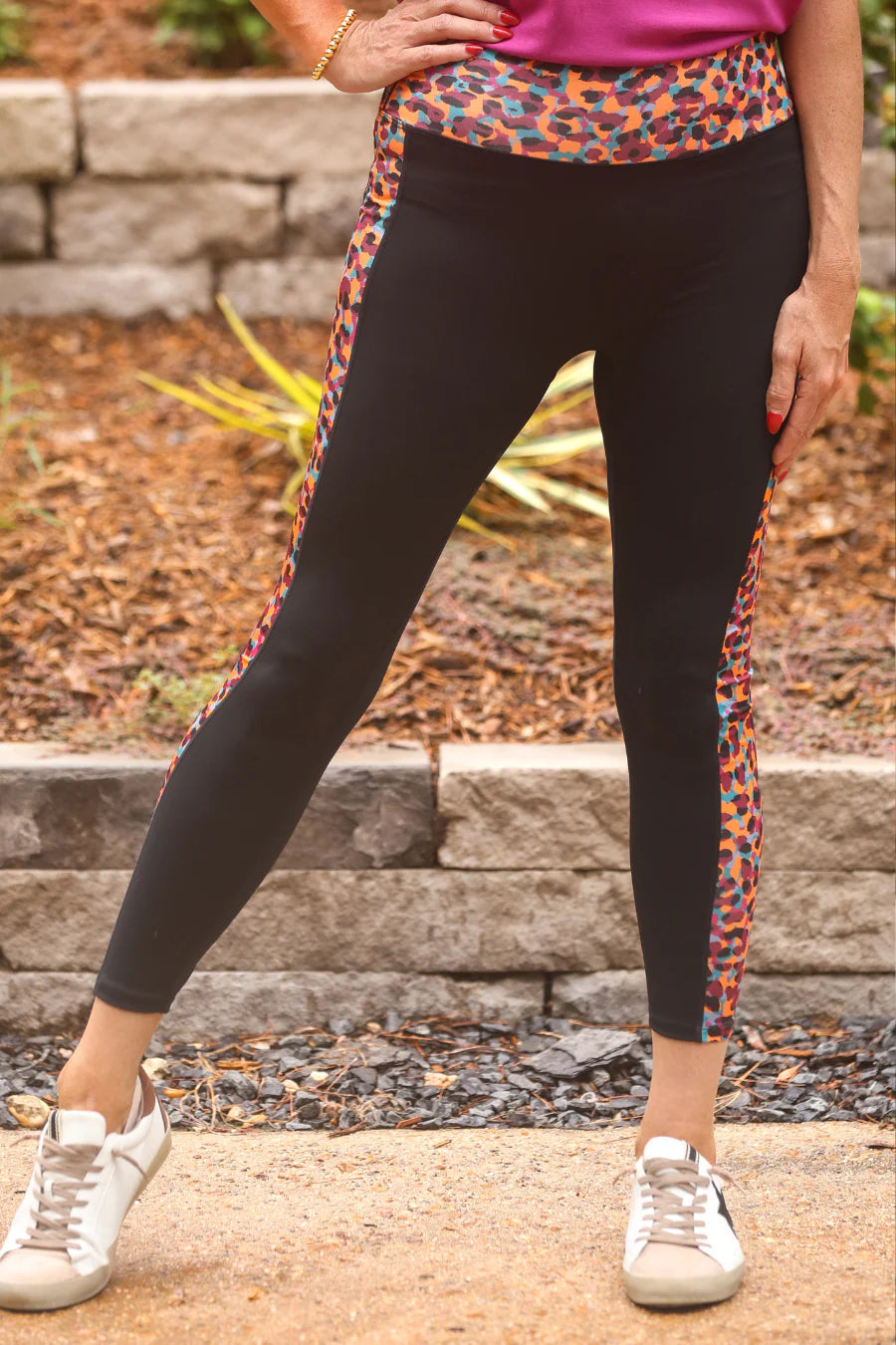 Multicolor Leopard Leggings