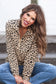 Lana Leopard Quarter Zip Pullover