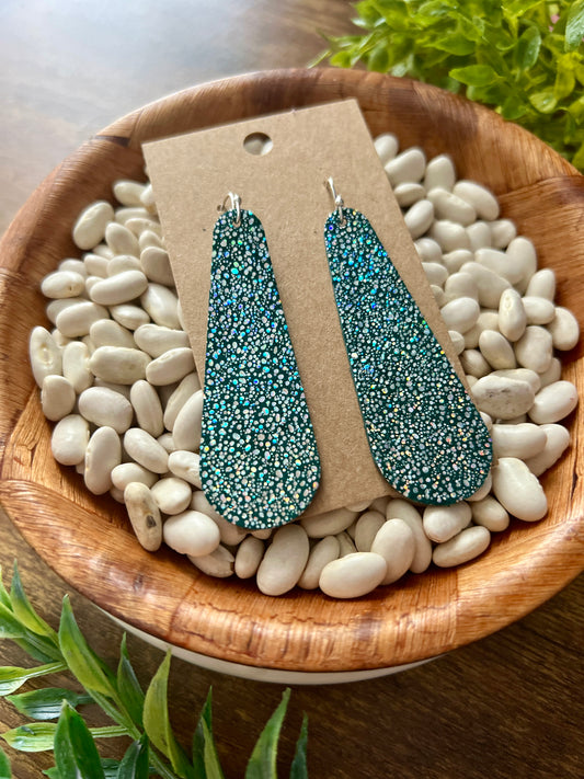 Emerald Shimmer Earrings