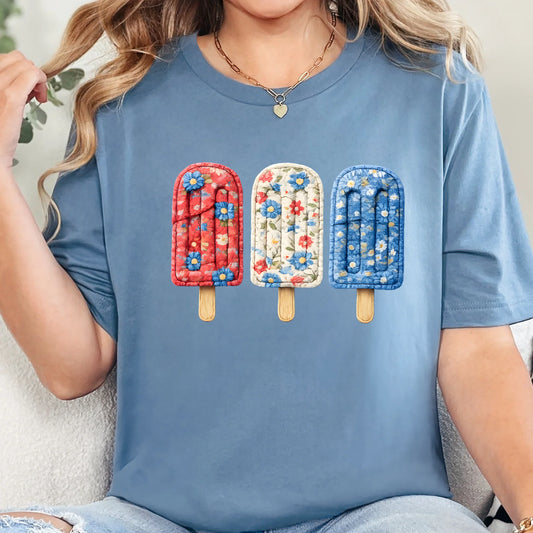 4th of July Popsicle Graphic Tee