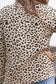 Lana Leopard Quarter Zip Pullover