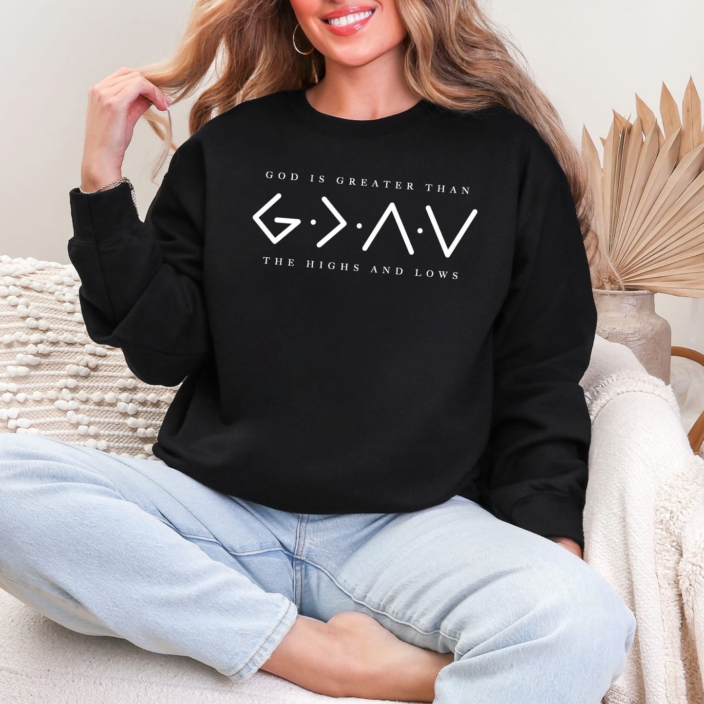 God Is Greater Graphic Sweatshirt
