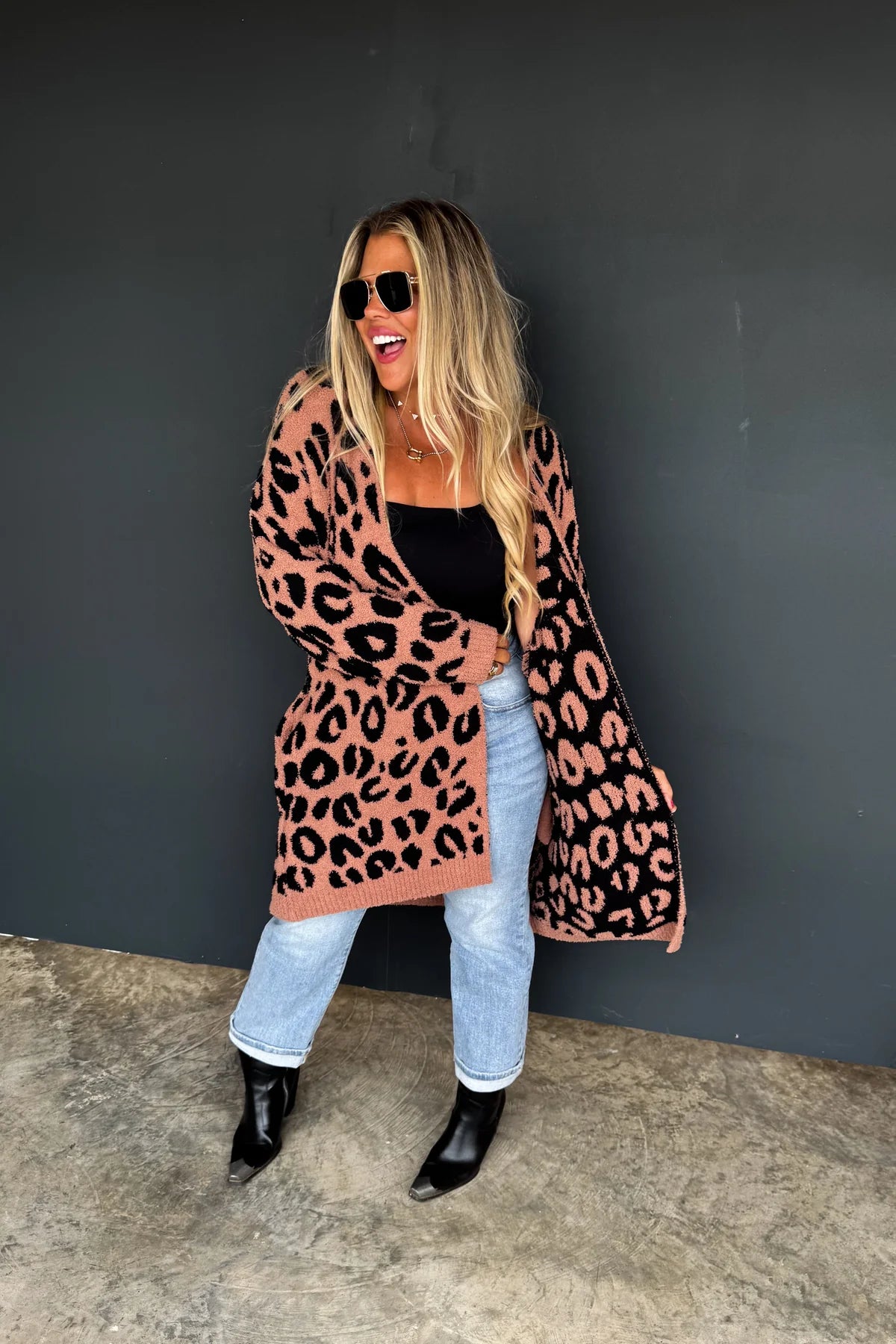 Cheetah Cloud Cardigan