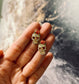 Rose Skull Stud Earrings