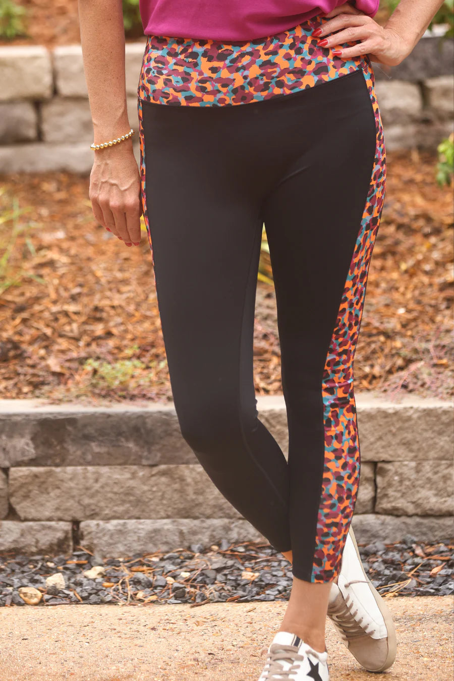 Multicolor Leopard Leggings
