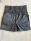 Stone Wash Biker Shorts