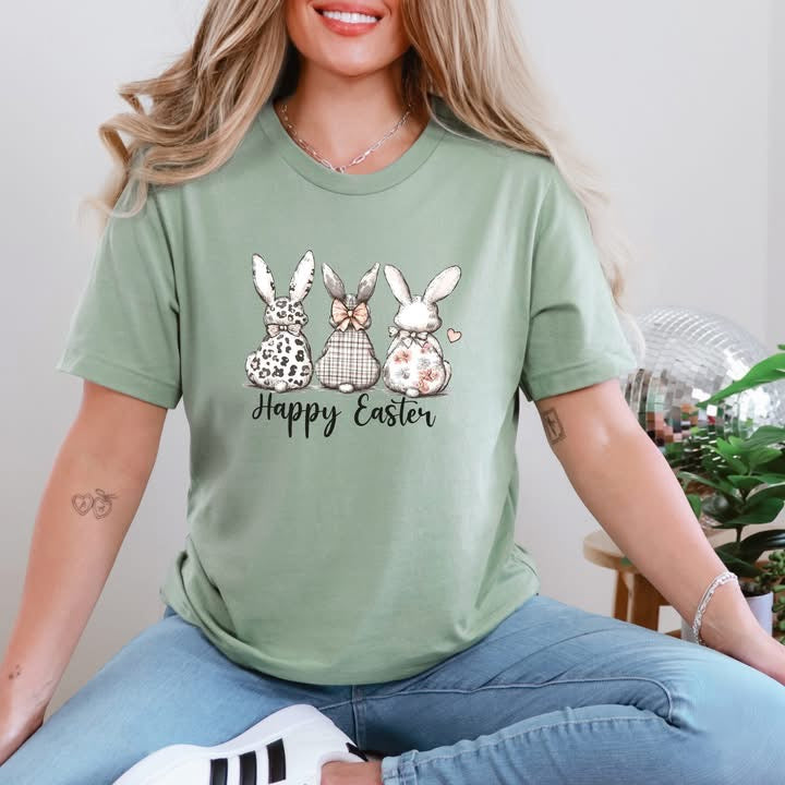 Bunny Easter Trio Graphic Tee
