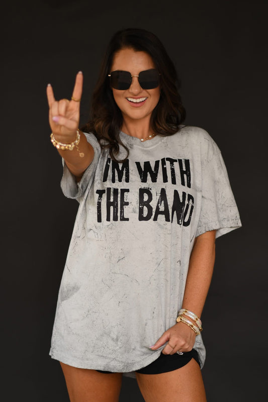 I’m With The Band Colorblast Graphic Tee