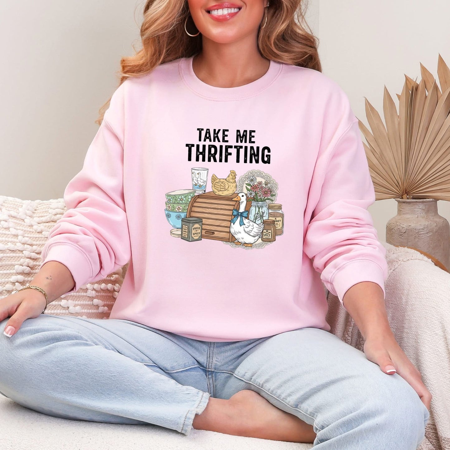 Take Me Thrifting Graphic Sweatshirt