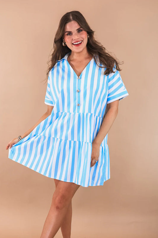 Sunny Days Striped Dress