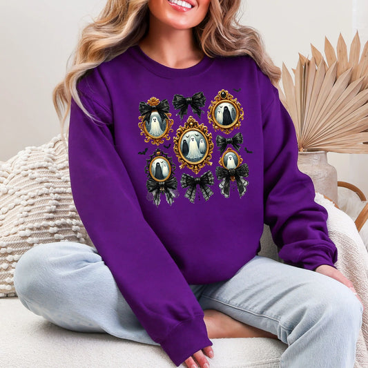 Framed Ghosts Graphic Sweatshirt