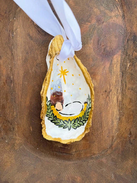 *PREORDER* Handmade Oyster Ornament