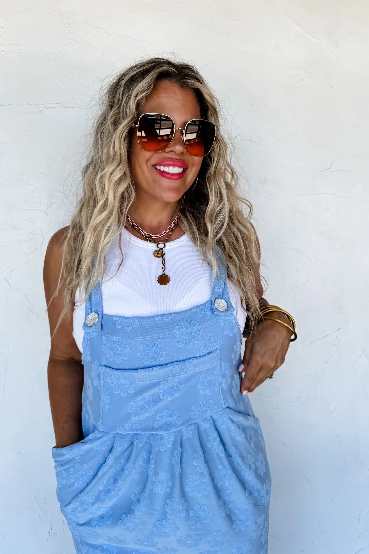 Sunshine Overalls Dress