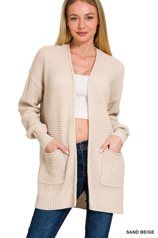 The Everly Beige Cardigan