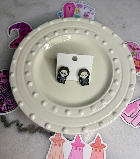 Creepy Man Stud Earrings