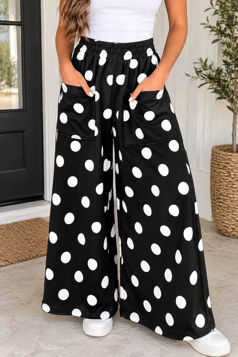 *PREORDER* Polka Dot Elastic Pants