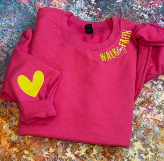 Walk By Faith Graphic Sweatshirt
