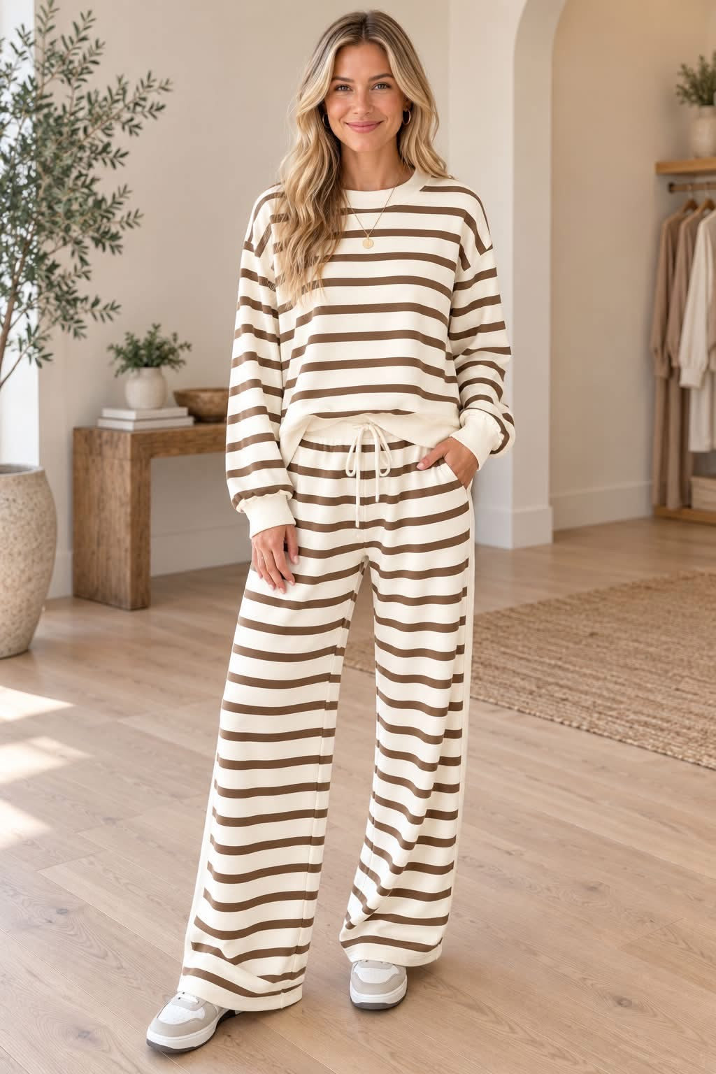 *PREORDER* Khaki Drawstring Pant Set