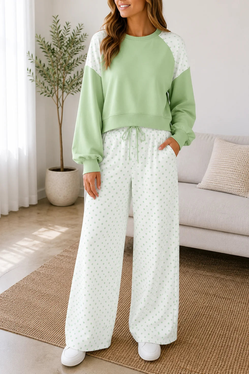 *PREORDER* Polka Dot Patchwork Set