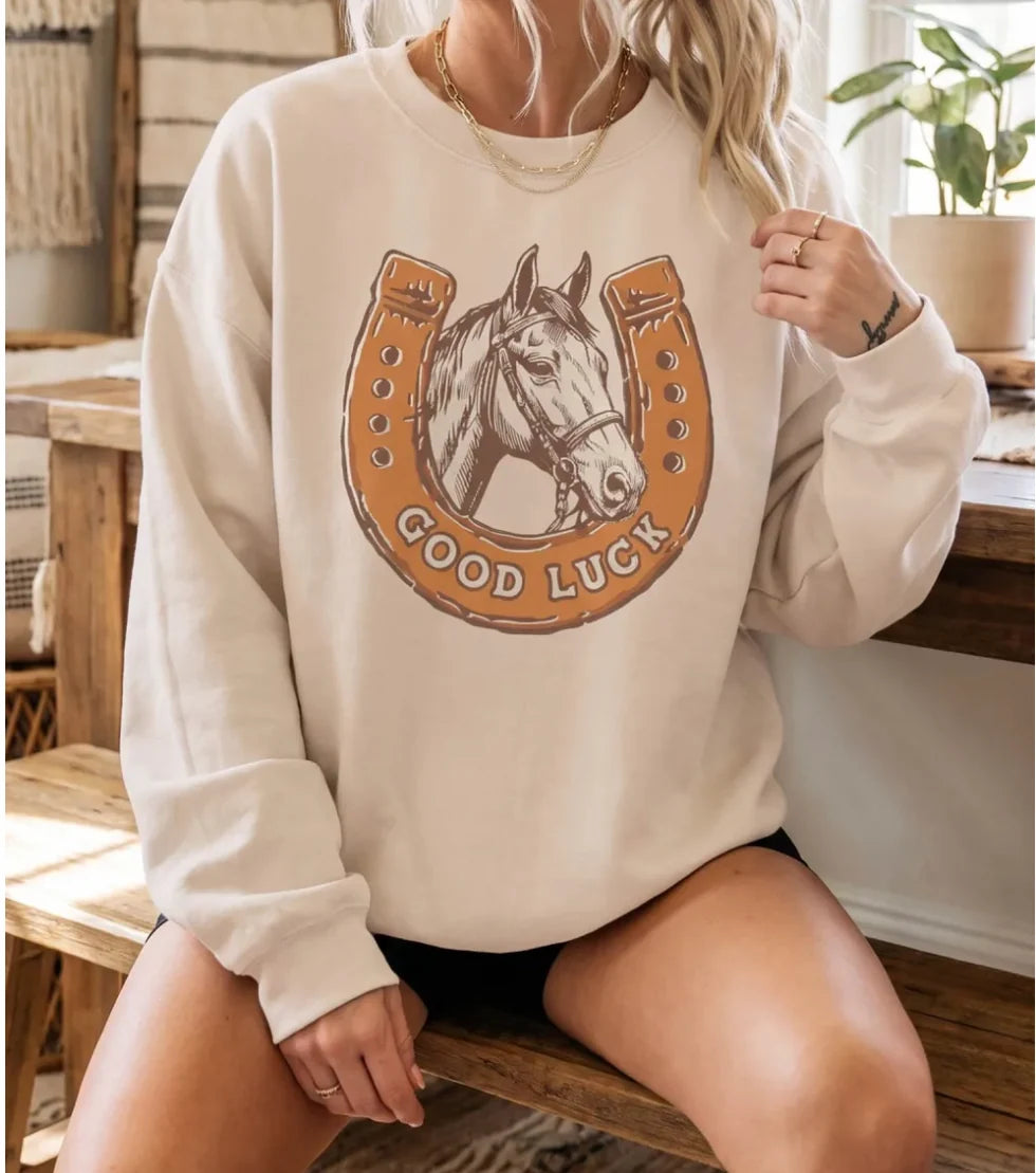 *PREORDER* Good Luck Pullover Sweatshirt