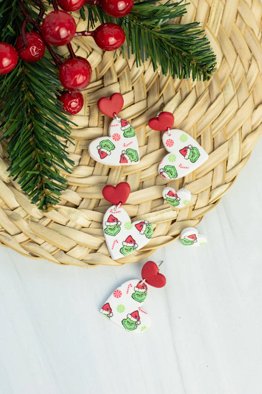 *PREORDER* Green Printed Collection Earrings
