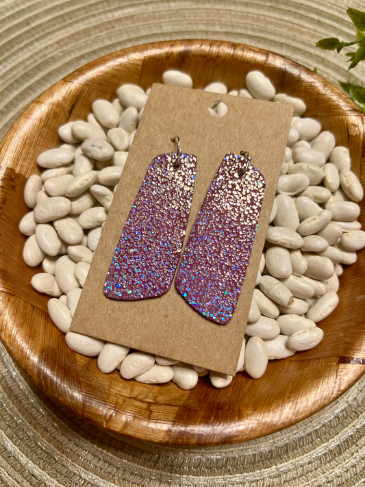 Purple Glam Earrings