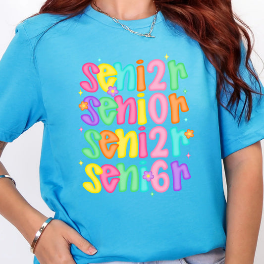 Senior 2026 Color Graphic Tee