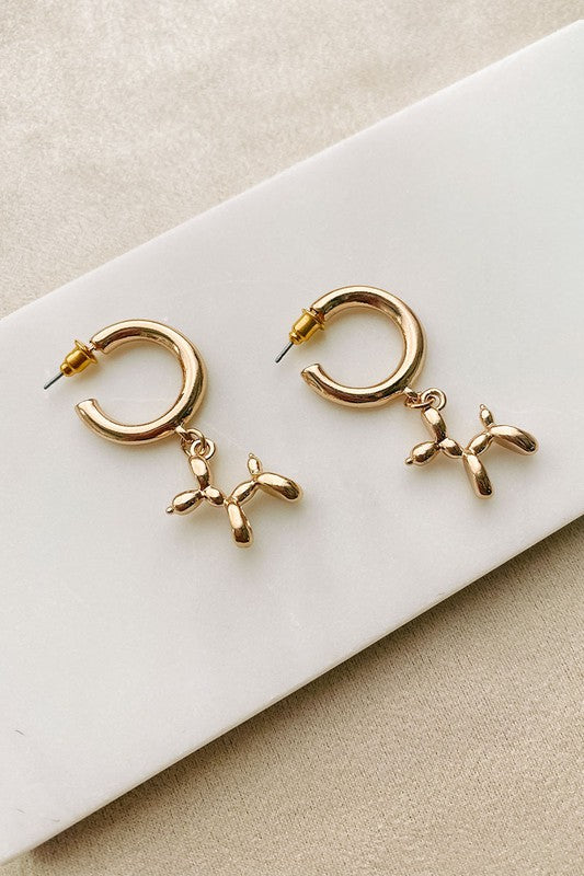 Golden Pup Earrings