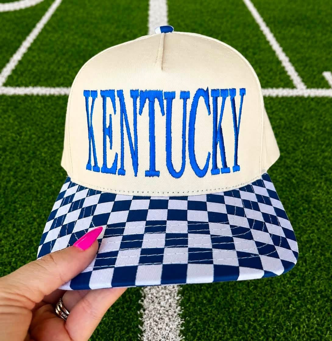 Kentucky Checker Hat