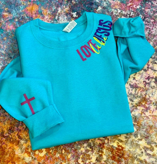 Love Like Jesus Graphic Sweatshirt