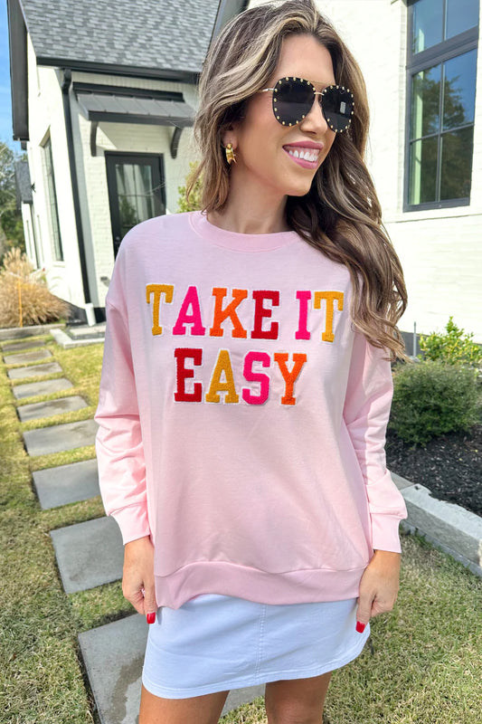 Take It Easy Pullover Top
