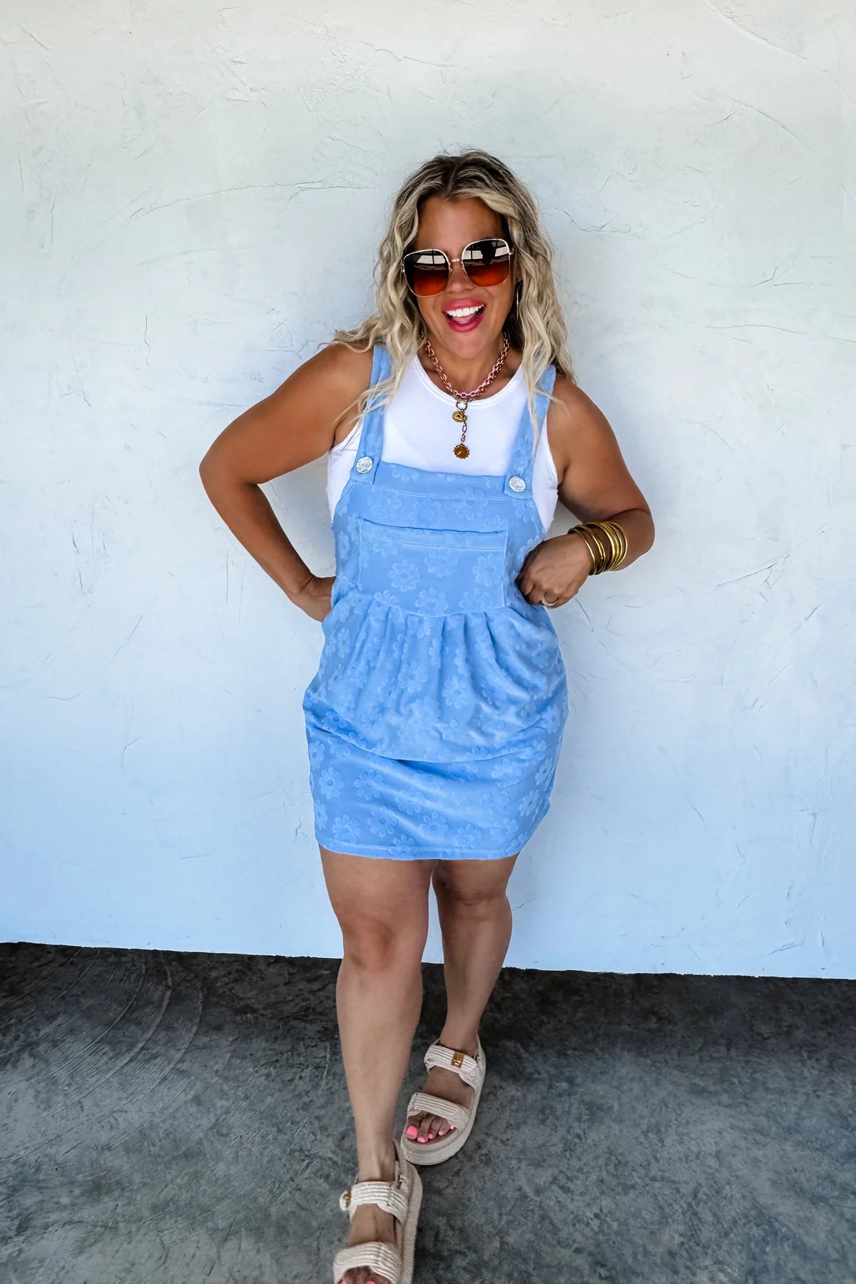 Sunshine Overalls Dress
