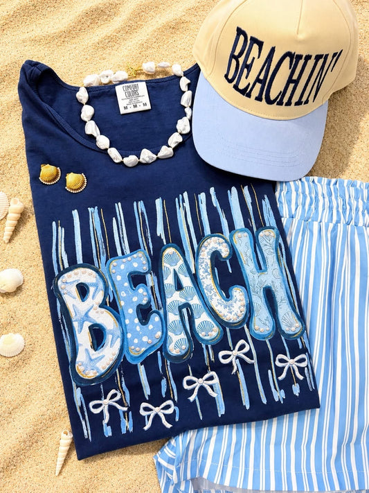 Beach Bows & Stripes Graphic Tee