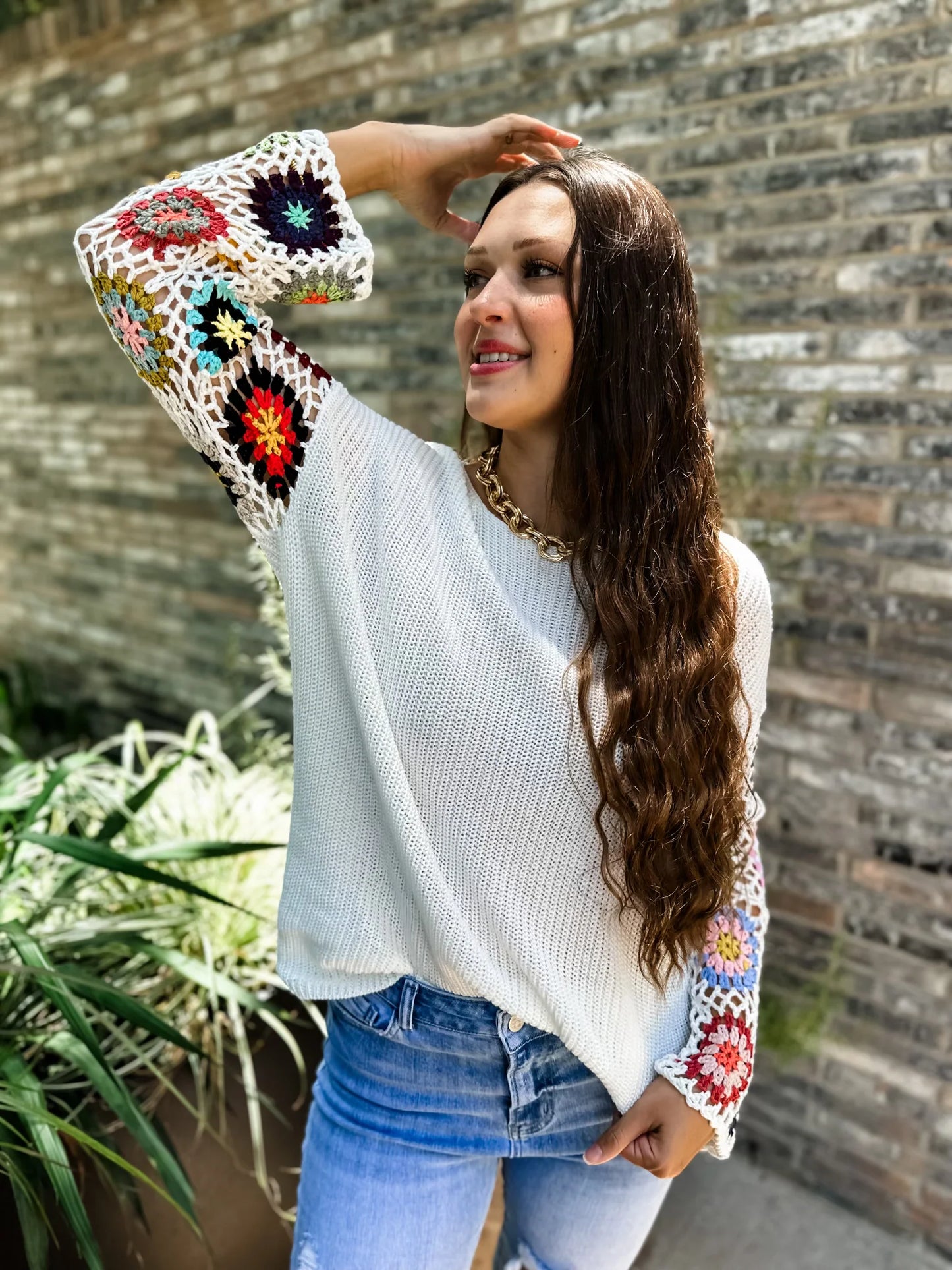 Lola Crochet Top Plus+