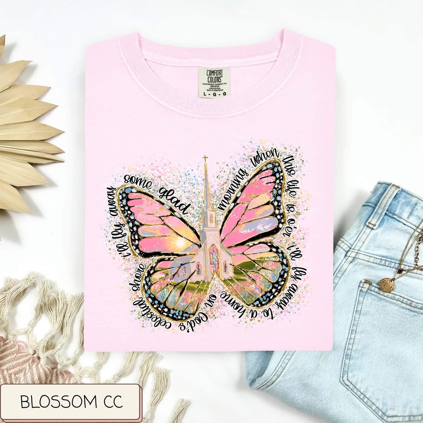 Some Glad Morning Butterfly Graphic Tee