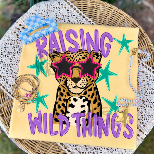 Raising Wild Things Cheetah Graphic Tee