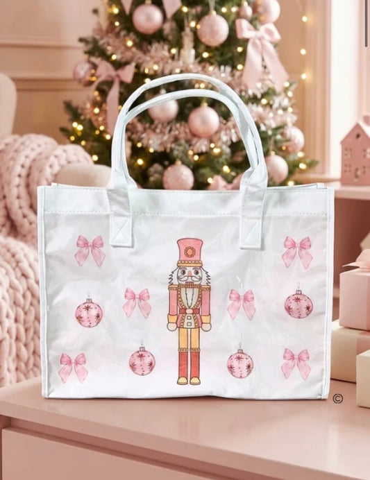 Adorable Nutcracker Vinyl Tote Bag