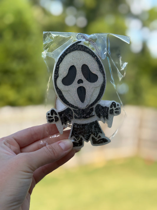 Ghost Car Air Freshie (Apple Cider Doughnut Scent)