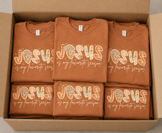 Jesus Is My Favorite Season Graphic Tee