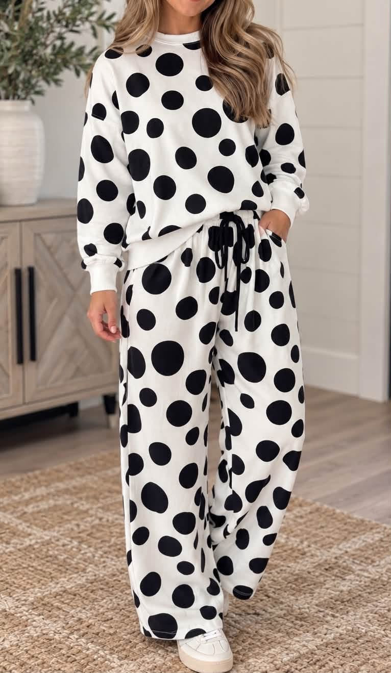 *PREORDER* Polka Dot Relaxed Set