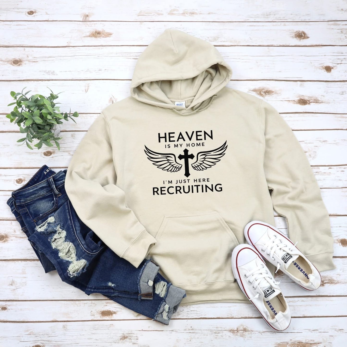 Heaven Is My Home Graphic Hoodie