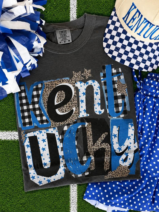 Kentucky Leopard Sticker Graphic Tee