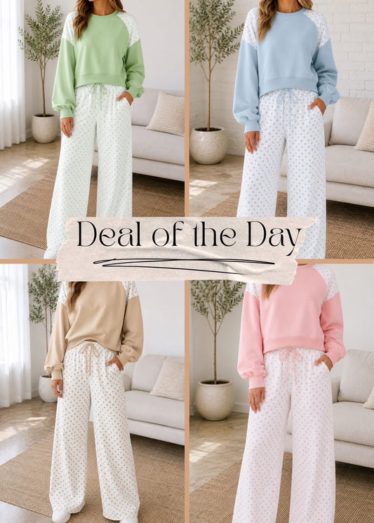 *PREORDER* Polka Dot Patchwork Set