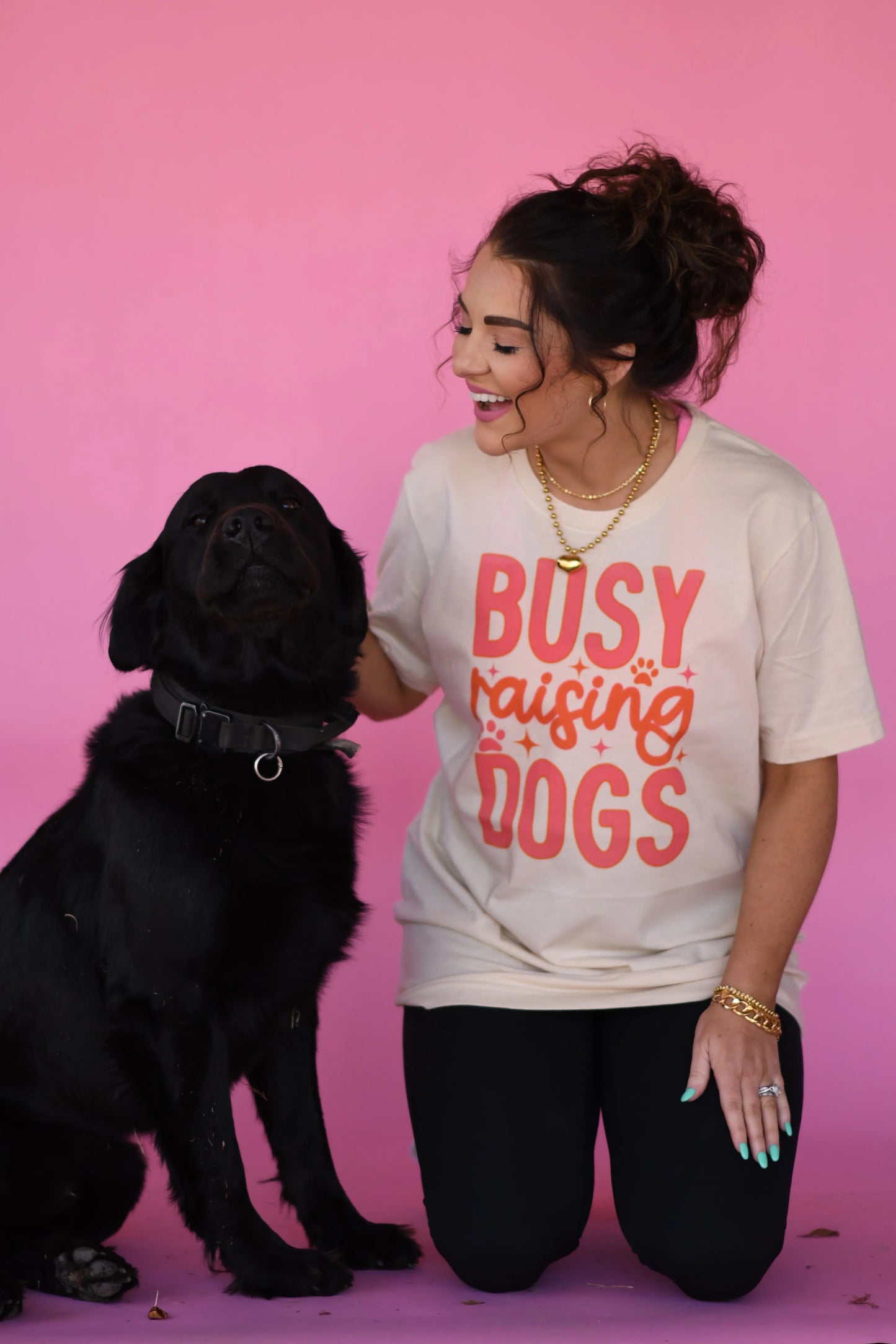 Busy Raising Dogs Graphic Tee