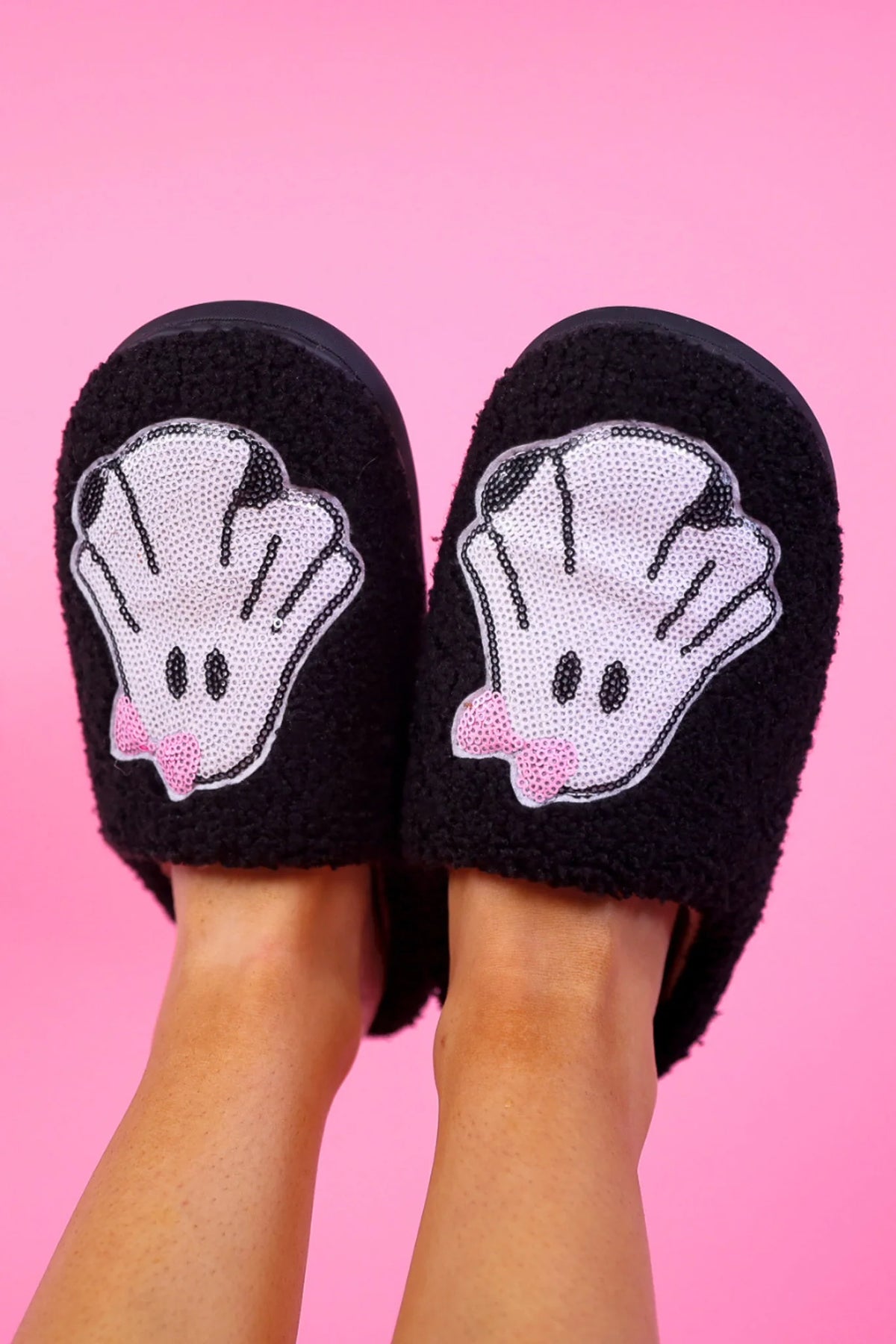 Boo-tiful Bow Slippers