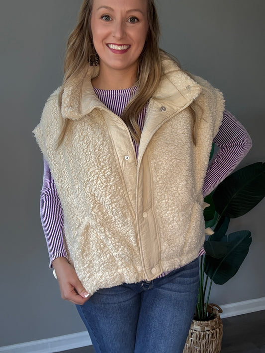 Cozy Oversized Faux Fur Vest