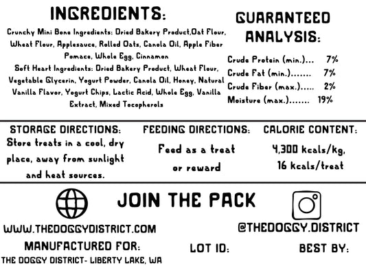 Apple Pie à la Mode Dog Treats