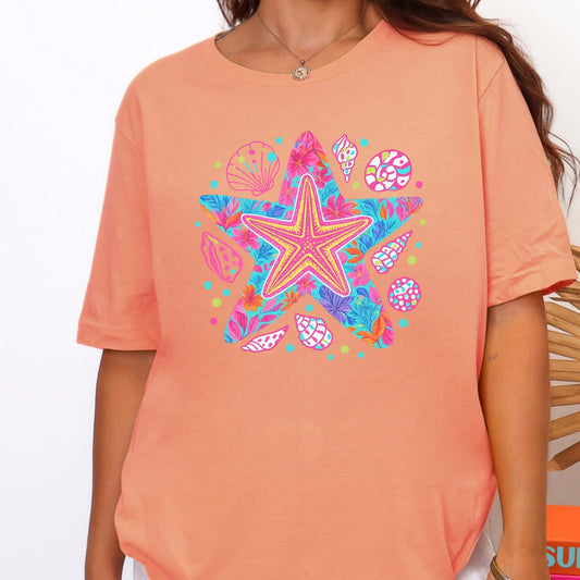 Preppy Starfish Graphic Tee